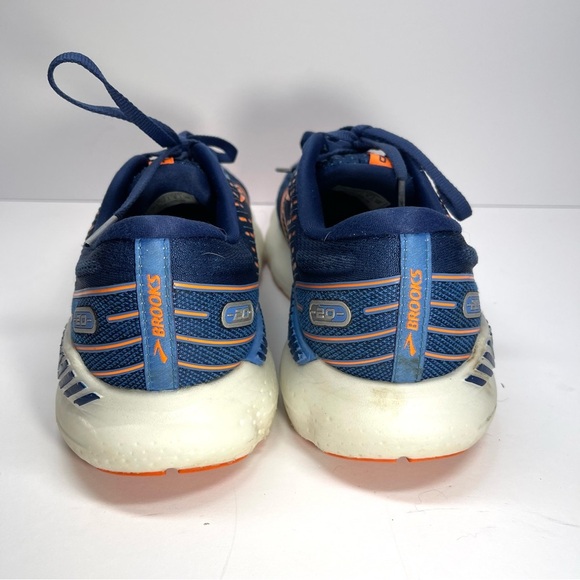 Brooks Men’s Glycerin GTS 20 Blue Depths/Palace Blue/Orange Size 10 - Picture 5 of 11